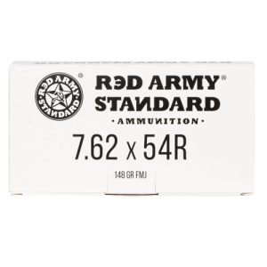 RED ARMY STANDARD 7.62x54R 148GR FMJ 20rd Ammo