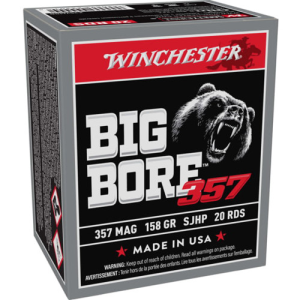 WINCHESTER AMMO 357 Mag 158 JHP Bigbore 20rd