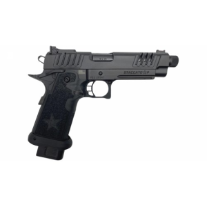 STACCATO-P 9mm 5" DLC Threaded Barrel G2 TAC Texture X 17rd - Black - Staccato