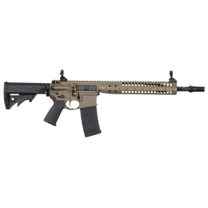 LWRC IC SPR 5.56 NATO 16.1" 30rd Semi-Auto AR15 Rifle - Patriot Brown / Black