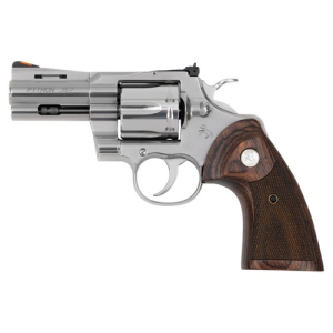 COLT Python 357 Mag /38 Special 3" 6rd Revolver - Stainless | Walnut