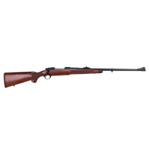 RUGER Hawkeye African 35 Whelen 24" 4rd Bolt Rifle - Polished Blued | Walnut w/ Ebony Forend