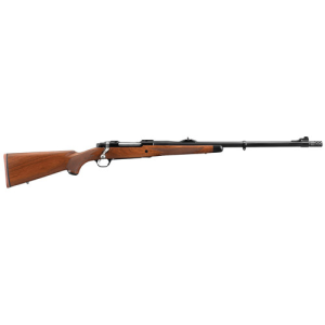 RUGER M77 Hawkeye African 416 Ruger 23" 3rd Bolt Rifle w/ Radial-Port Muzzle Brake - Walnut / Blued