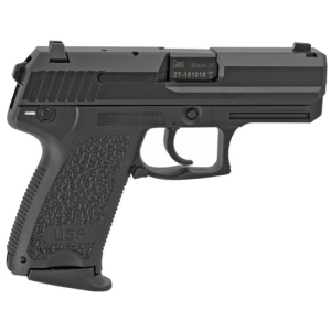 HK USA USP9 Compact V1 DA/SA 9mm 3.58" 10+1 Pistol w/ Safety/Decock - Black