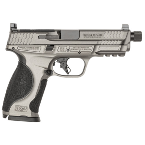 SMITH & WESSOM M&P9 M2.0 Metal 9mm 4.63" 17rd Optic Ready Pistol + Threaded Barrel | Grey Aluminum