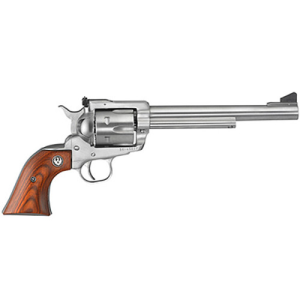 RUGER Blackhawk SA 45LC 7.5" 6rd Revolver - Stainless | Hardwood