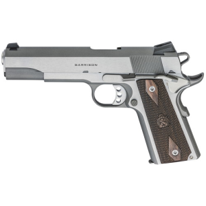 SPRINGFIELD ARMORY 1911 Garrison 9mm 5" 9rd Pistol - Stainless w/ Wood Grips