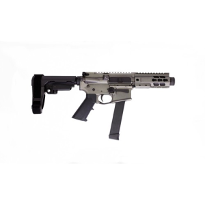BRIGADE MFG BM-9 9MM 5.5" TUNGSTEN 33RD W/SBA3