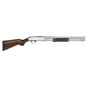 MOSSBERG 590 Persuader 12 Gauge 3" 20" 8rd - Nickle & Walnut