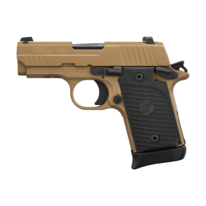 SIG SAUER P938 9mm 3" 7rd - Coyote Tan w/ Manual Safety