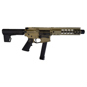 BRIGADE MFG BM-9 9mm 9" 33+1 FDE W/ PISTOL BRACE