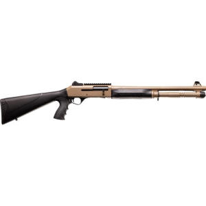 FOUR PEAKS S4 12 Gauge 3" 18.5" 5rd Semi-Auto Shotgun - FDE | Black