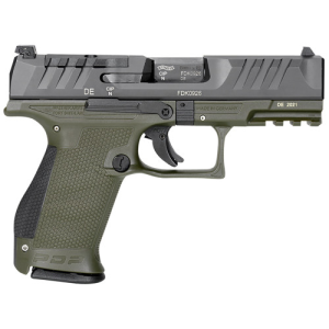 WALTHER ARMS PDP Compact 9mm 4" 15rd - Black & Green