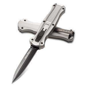 BENCHMADE 10th Ann Infiedel 3.91" Spearpoint Coated Plain - Benchmade