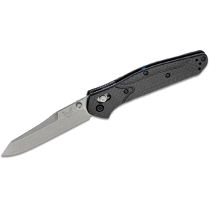 BENCHMADE 940 Osborne Folding Knife 3.4" Reverse Tanto Plain Blade w/ Carbon Fiber Handles