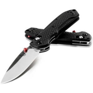 BENCHMADE Freek Folding Knife 3.6" Drop Point Plane Blade - Carbon Fiber Handle