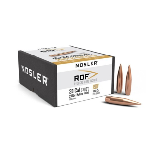 NOSLER Reloading Bullets RDF 30 210 Grain 500rd