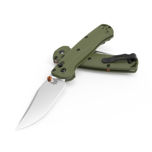 BENCHMADE Mini Tagged Out Axis Clip Point - OD Green