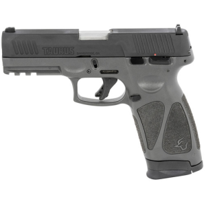 TAURUS G3 9mm 4'' 15/17rd Pistol w/ Manual Safety - Grey / Black