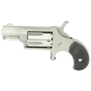 NAA 22LR 1.125" 5rd Mini-Revolver - Stainless | Rubber Grips