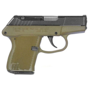 KELTEC P-3AT 380 ACP 2.76" 6rd Blued/OD Green Grips