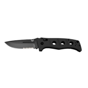 BENCHMADE Adamas 3.82" Drop Point SerratedEdge Coated Finish - Benchmade