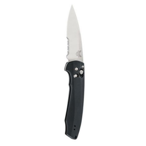 BENCHMADE Amicus 3.2" Drop Point Satin Finish Serrated Edge - Benchmade