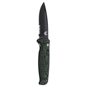 BENCHMADE CLA 3.4" Drop Point Coated Finish Serrated Edge - Benchmade