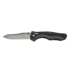 BENCHMADE Contego 3.98" Reverse Tanto Plain Edge Gray Coated - Benchmade