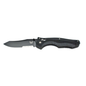 BENCHMADE Contego 3.98" Reverse Tanto Serrated Edge Coated - Benchmade