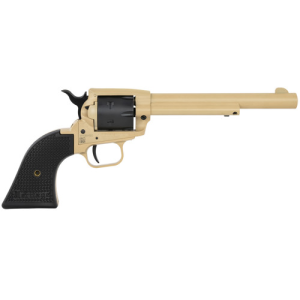 HERITAGE MANUFACTURING Rough Rider 22LR 6.5" 6rd Revolver - Tan / Black Polymer Grips