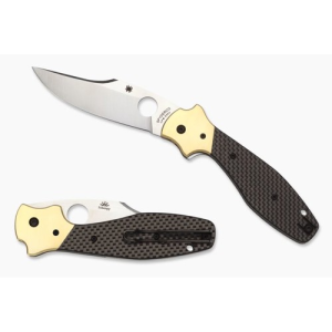 SPYDERCO Schempp Bowie Carbon Fiber/G-10 Plain Edge - Spyderco