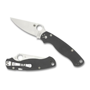 SPYDERCO Para Military 2 Maxamet G-10 Gray Plain Edge