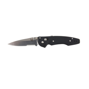 BENCHMADE Emissary 3.45" Drop Point Serrated Edge Satin - Benchmade
