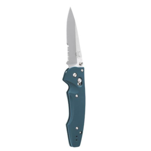 BENCHMADE Emissary 3.45" Drop Point Serrated Edge Satin - Benchmade