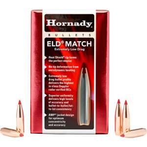 HORNADY Reloading Bullets ELD Match 6.5mm 147 Grain 500rd