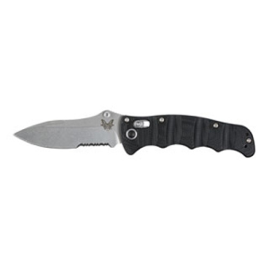BENCHMADE Nakamura AXIS 3.08" Drop Point Satin Serrated Edge - Benchmade