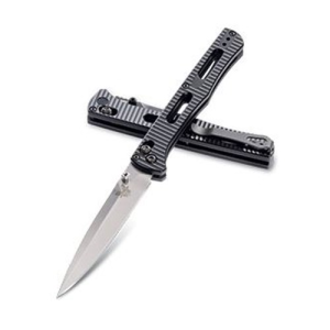 BENCHMADE 417 Fact 3.95" Spear Point Black Axis - Benchmade