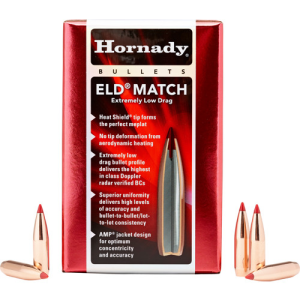 HORNADY Reloading Bullets ELD Match 6.5mm 140 Grain 500rd