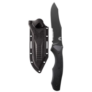 BENCHMADE Contego 4.97" Reverse Tanto Coated Serrated Edge - Benchmade