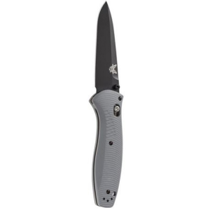 BENCHMADE Barrage 3.6" Drop Point Coated Plain Edge - Benchmade