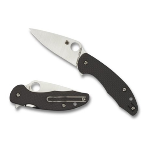 SPYDERCO Mantra 3 Carbon Fiber/G-10 Laminate Plain Edge - Spyderco