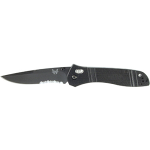 BENCHMADE 710 3.9" Clip Point Serrated Edge Coated Finish - Benchmade