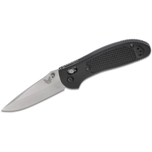 BENCHMADE Griptilian Black Grivory Drop Point