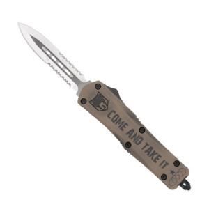 COBRATEC Medium Texas Come/Take It FS-3 Dagger 2Side Serr - Cobratec