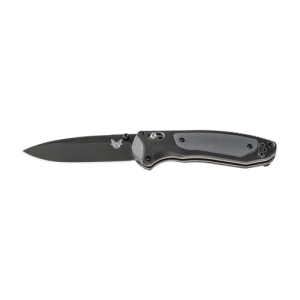 BENCHMADE Boost 3.7" Drop Point Plain Coated Blade - Benchmade