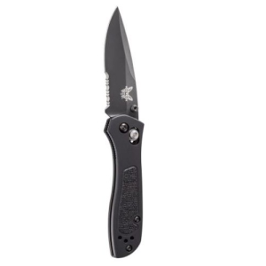 BENCHMADE Sequel 2.95" Drop Point Serrated Edge Coated - Benchmade