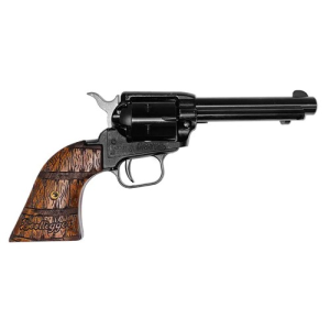 HERITAGE MANUFACTURING Rough Rider Bootlegger 22LR 4.75" 6rd Revolver - Whiskey Barrel Grips