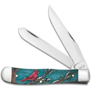 CASE KNIVES Embellished Smooth Natural Bone Trapper 4.13"