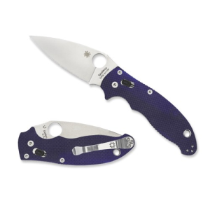 SPYDERCO Manix 2 G-10 Dark Blue CPM S110V Plain Edge